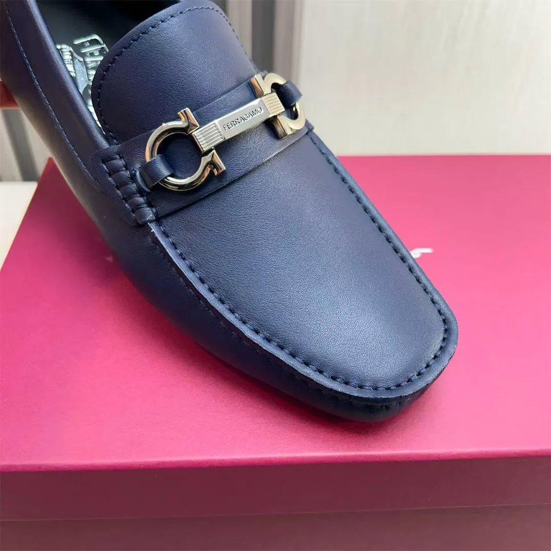 Men's shoes 💰560 Ferragamo new high-end quality 🔥 black cowhide ➕ cowhide lining size 38-45